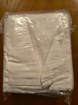 Burrito Blanco Sábanas de Hostelería | Juego de Sábanas 150x190/200 | Ropa de Cama Algodón/Poliéster | Fácil Planchado | Color B