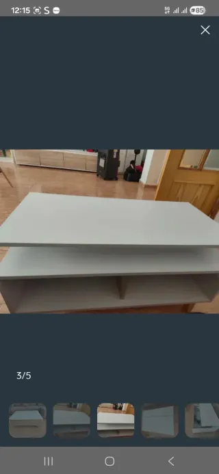 Mesa de centro elevable madera