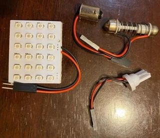 Placa LED Coche Roja