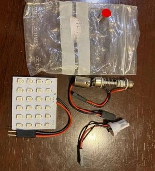 Placa LED Coche Roja