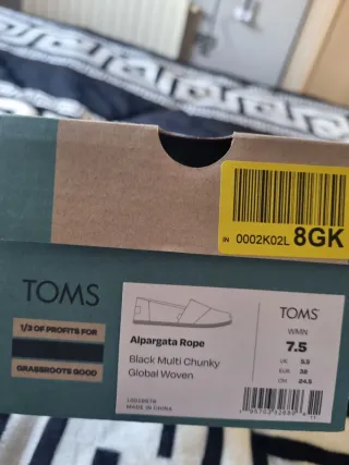 Alpargatas TOMS Mujer Talla 38