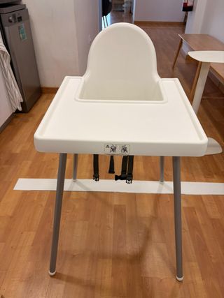 Trona IKEA ANTILOP con bandeja, blanco