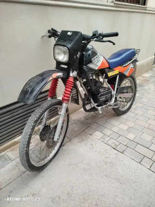 Derbi FDS 50 Enduro Negra y Naranja