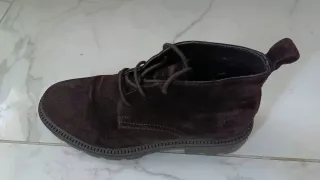 Stivaletti Zara Scamosciati Marroni Pelle Tg 43