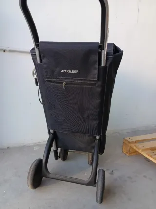 Carro de la compra Rolser negro