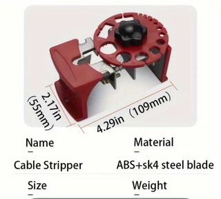 Disco Pelacables Metálico Intercambiable