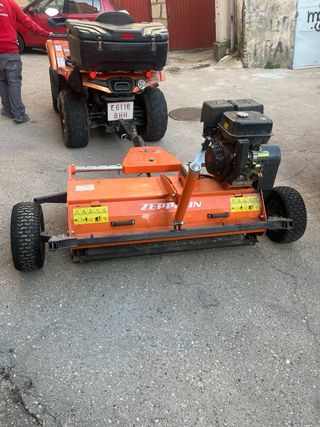 Quad Desbrozadora ATV ZEPPELIN ESROTATVZ Naranja