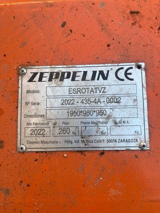 Quad Desbrozadora ATV ZEPPELIN ESROTATVZ Naranja