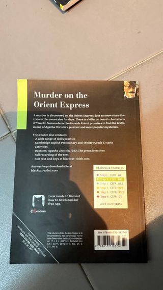 Libro de lectura Murder on the Orient Express