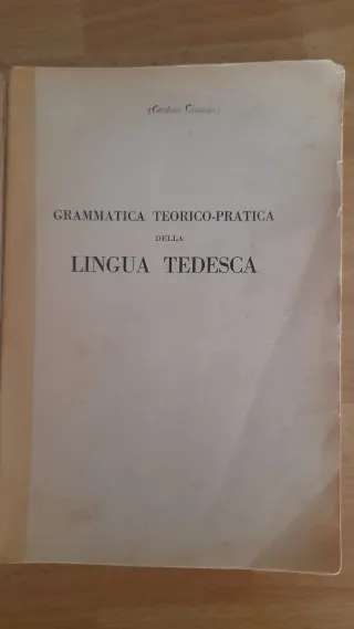Nuova Grammatica Tedesco 1951 Bassi