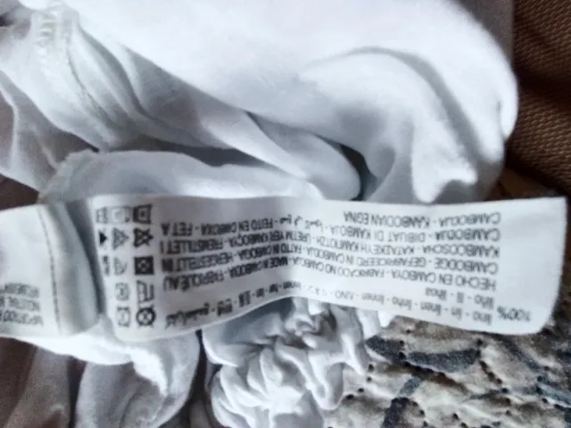 Pantalón Lino Chica Talla XS Blanco Nuevo
