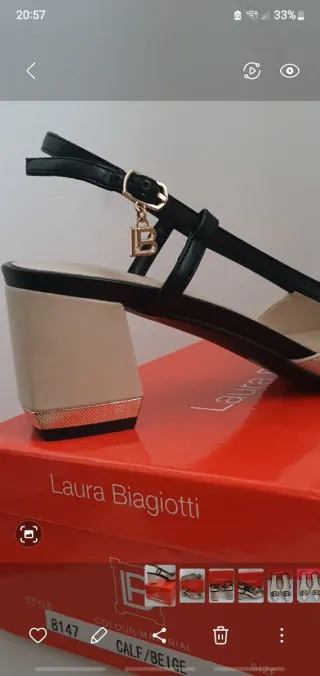 ELEGANTES ZAPATOS DESTALONADOS Talla 38