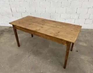 Mesa madera maciza antigua cocina