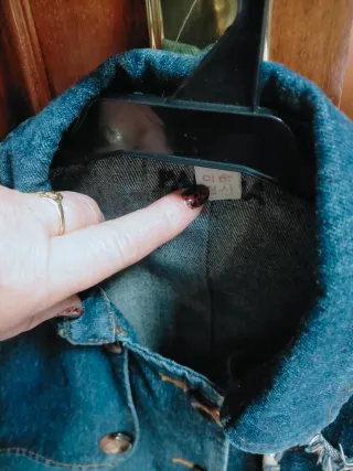 Chaqueta vaquera larga Talla 12