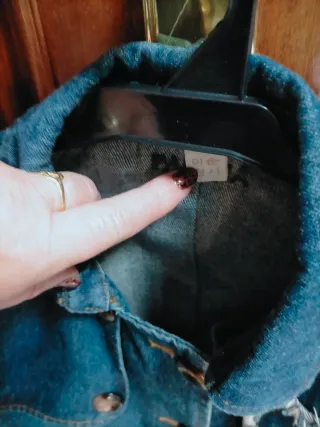 Chaqueta vaquera larga Talla 12