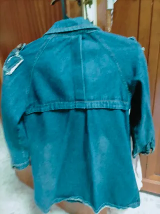 Chaqueta vaquera larga Talla 12
