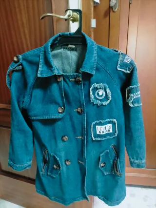 Chaqueta vaquera larga Talla 12