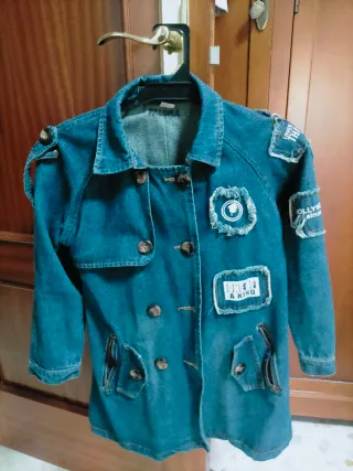 Chaqueta vaquera larga Talla 12