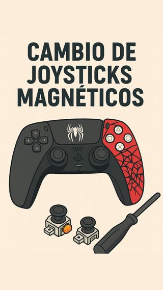 Cambio a joysticks magnéticos Dualsense PS5
