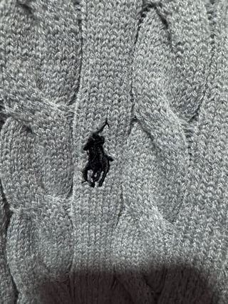 Jersey Polo Ralph Lauren Gris Trenzado