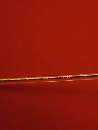 Gafas de sol Calvin Klein doradas/plateadas