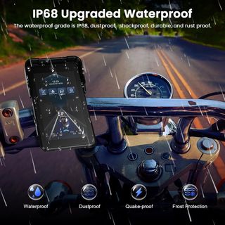 Pantalla GPS Moto Carplay 5 Pulgadas Android Auto