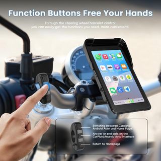 Pantalla GPS Moto Carplay 5 Pulgadas Android Auto