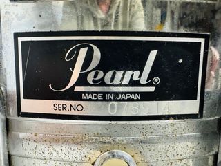 Pearl Caja Batería Chrome 1970s Made in Japan