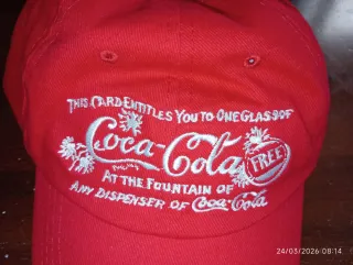 Cappellino Coca Cola Rosso