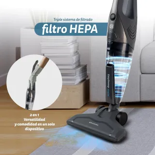 Grunkel Aspiradora Escoba Vertical con Cable ASP con Filtro HEPA Lavable