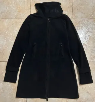 Bench Long Fleece Jacket Embroidered Logo Size M