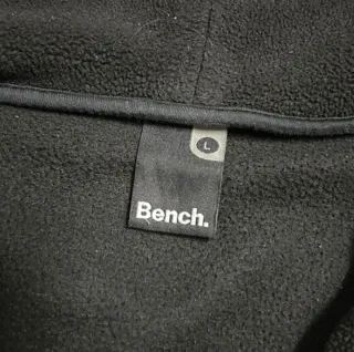 Bench Long Fleece Jacket Embroidered Logo Size M