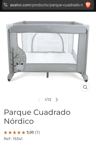 Parque infantil Asalvo plegable