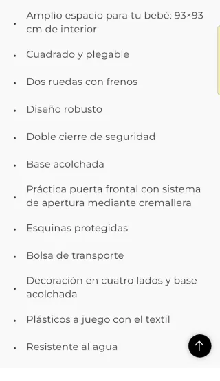 Parque infantil Asalvo plegable