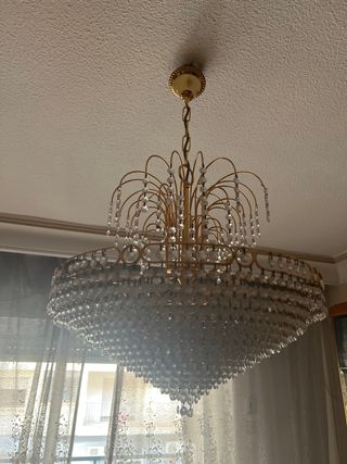 Lámpara de cristal estilo bohemio