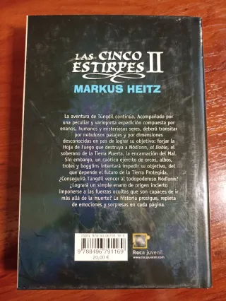 Las Cinco Estirpes II libro fantasía épica juvenil