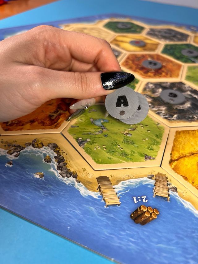 Fichas magnéticas para Catan Base