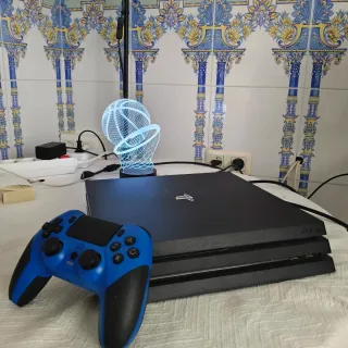 PS4 Pro 1TB + Mando DualShock Azul Perfecto