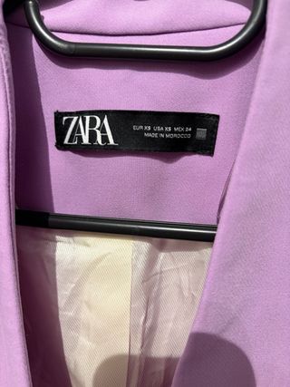 Americana Zara Morada Talla XS