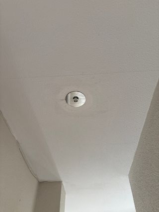 Lámpara de techo moderna plata, focos empotrados