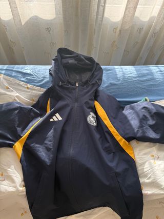 Chaqueta Real Madrid Adidas Azul/Amarillo