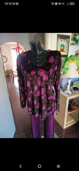 Set maglia, pantaloni, borsa e scarpe