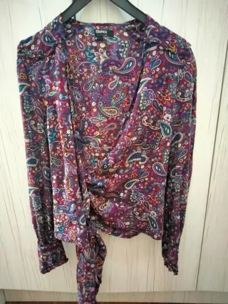 Camisa estampada Blanco.