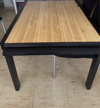 Mesa extensible vidrio