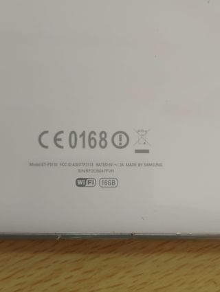 Tablet 16GB Samsung GT-P3110 Blanca 7 pulgadas