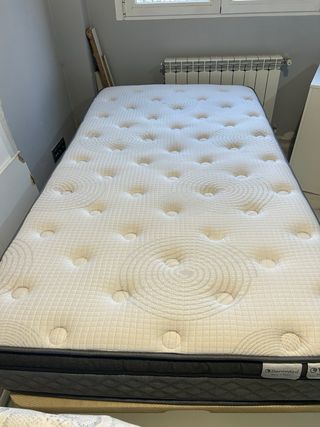 Colchón + canapé 105cm poco uso