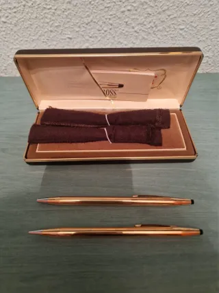 Conjunto Cross bolígrafo y lápiz oro