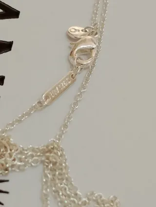 Gargantilla Pandora Corazón Rosa Plata
