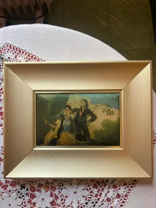 3 Cuadros Decorativos Madera y Tela