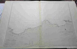 LOTE 50 CARTAS NAUTICAS MUNDIALES MERCANTE '60 '70